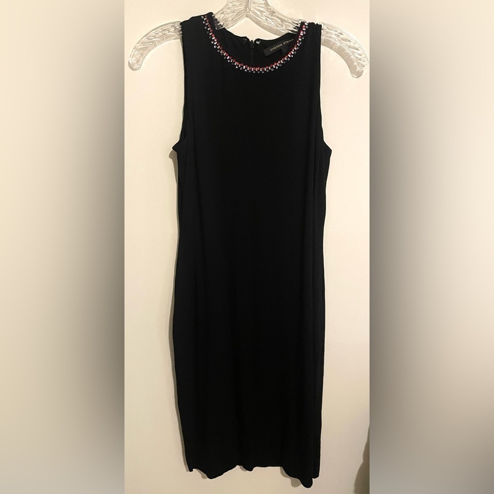 Cynthia Steve Black Dress Size S, NWT